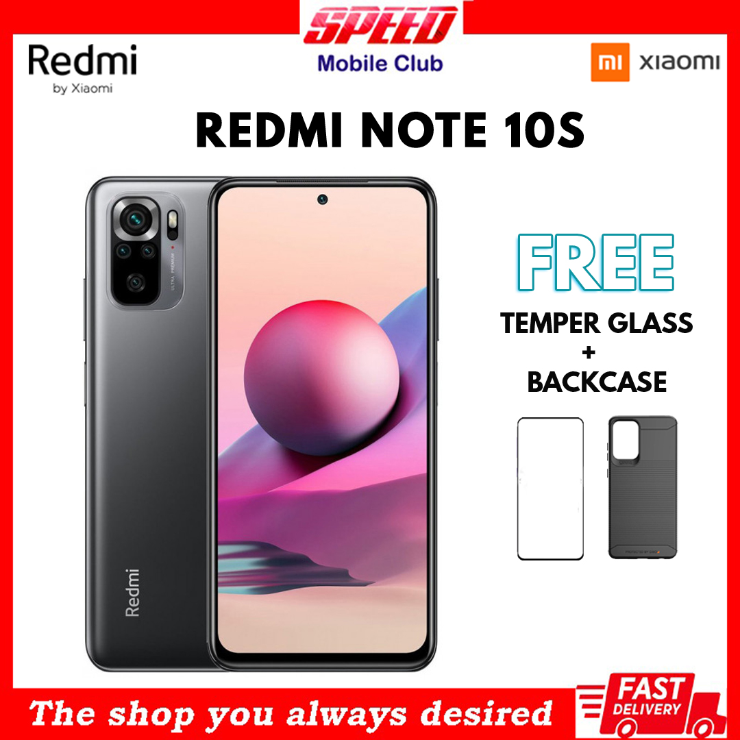 Xiaomi Redmi Note 10s |  8GB+128GB | Brand New With Warranty | FREE TEMPER GLASS+BACKCASE OR DISCOUNT PRICE