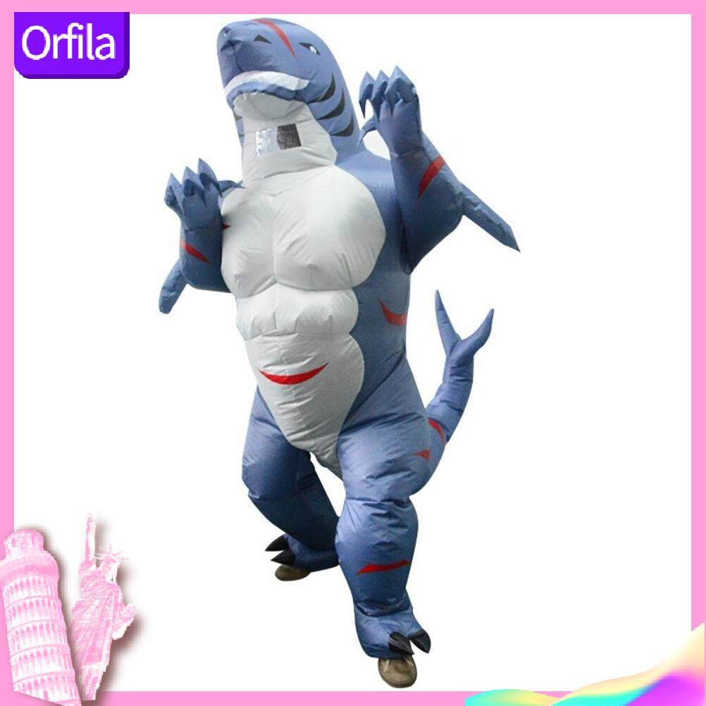 Halloween Inflatable Shark Costume for Adult Blow Up Costumes Funny Halloween Cosplay Costume