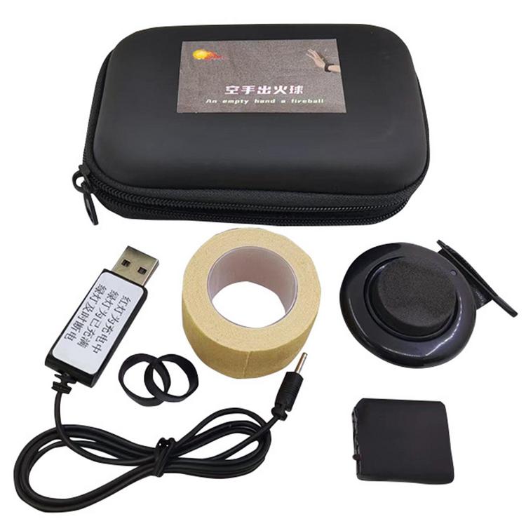 Fire Balls Prop Electric Fire Ball Gimmick Trick Prop Magic Tricks Stage Props Fire Magic Gimmick for Birthday Christmas Party Supplies cute