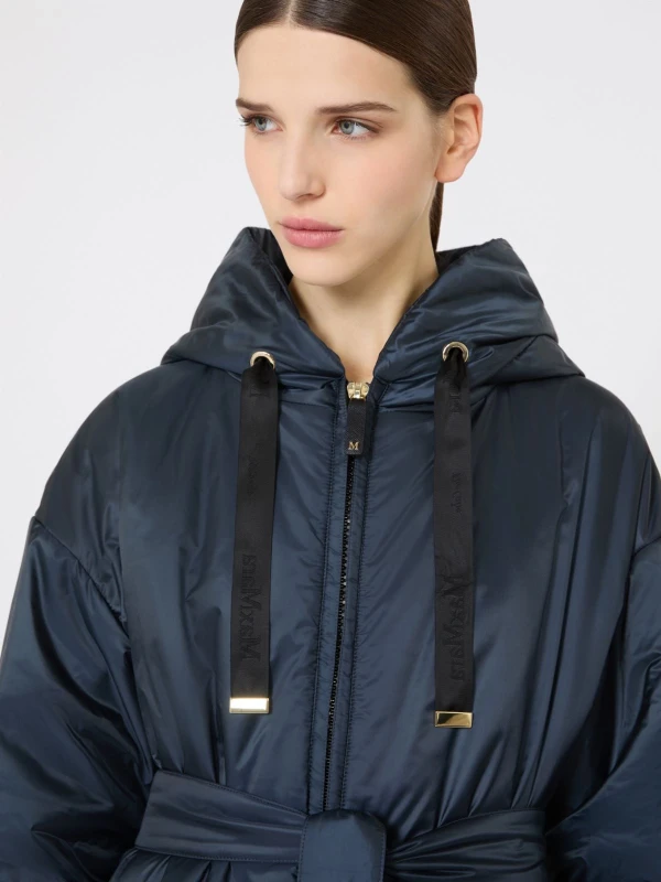 Max Mara The Cube Water-repellent canvas padded parka - Midnightblue