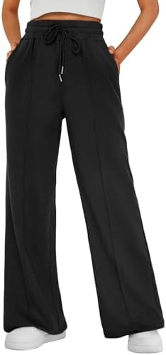 AUTOMET Womens Wide Leg Sweatpants Baggy Lounge Travel Pants Fall Fashion Outfits 2025 Winter Clothes Joggers